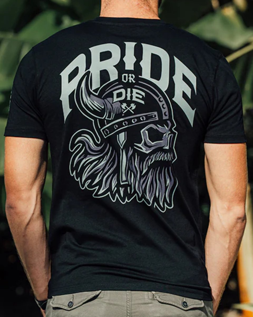 PRiDE or Die BROTHERHOOD V2 T-Shirt Zwart - M