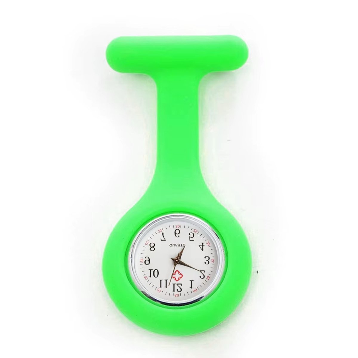 POWERZ® Verpleegster horloge, zuster horloge, siliconen groen