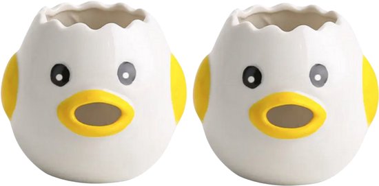 Mecmbj separateur oeuf jaune et blanc 2 Pièces séparateur de jaune Mecmbj separateur oeuf jaune et blanc 2 Pièces séparateur de jaune
