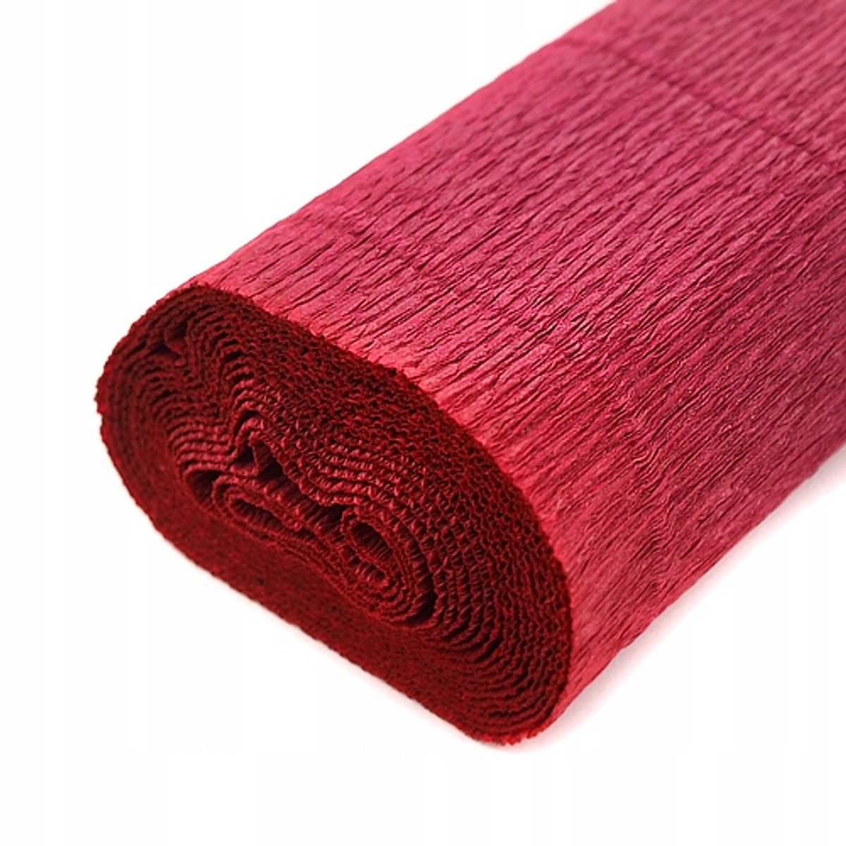 Cartotecnica Rossi Kreppapier 180g - 50x250cm - Donkerkersenrood
