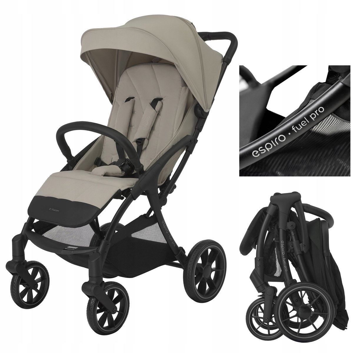 Espiro Fuel Pro Kinderwagen - Lichtgewicht, Compact & Comfortabel