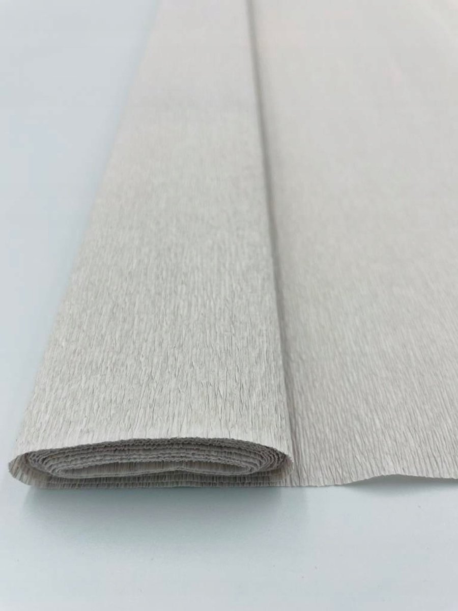 Italiaans crêpepapier 355 Grigio Perla - 50x150cm - 90gr