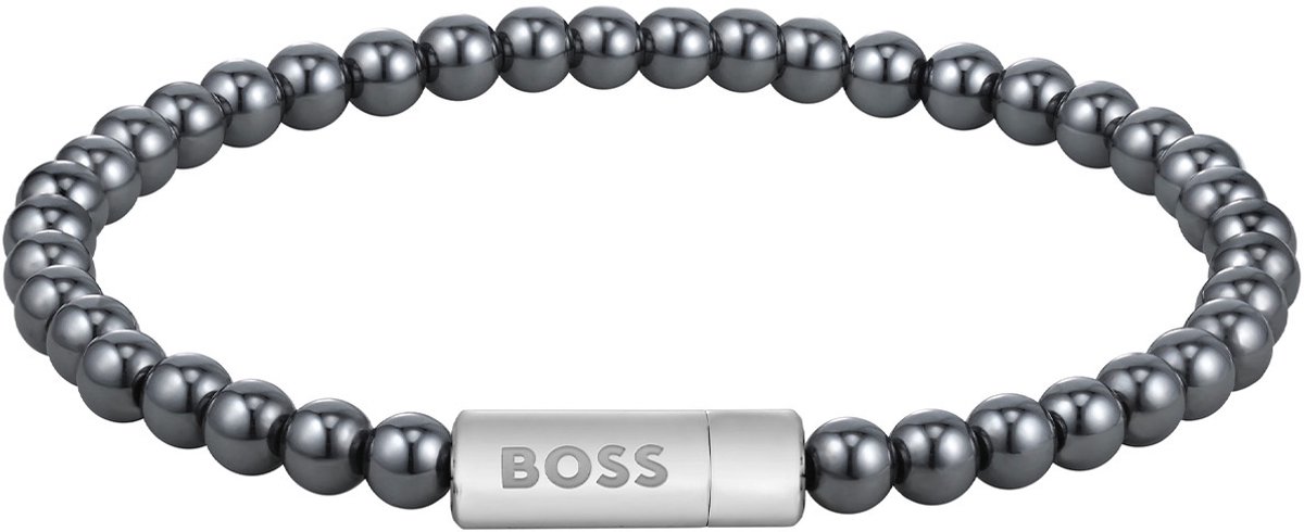 BOSS HBJ1580790M Heren Armband - Kralenarmband