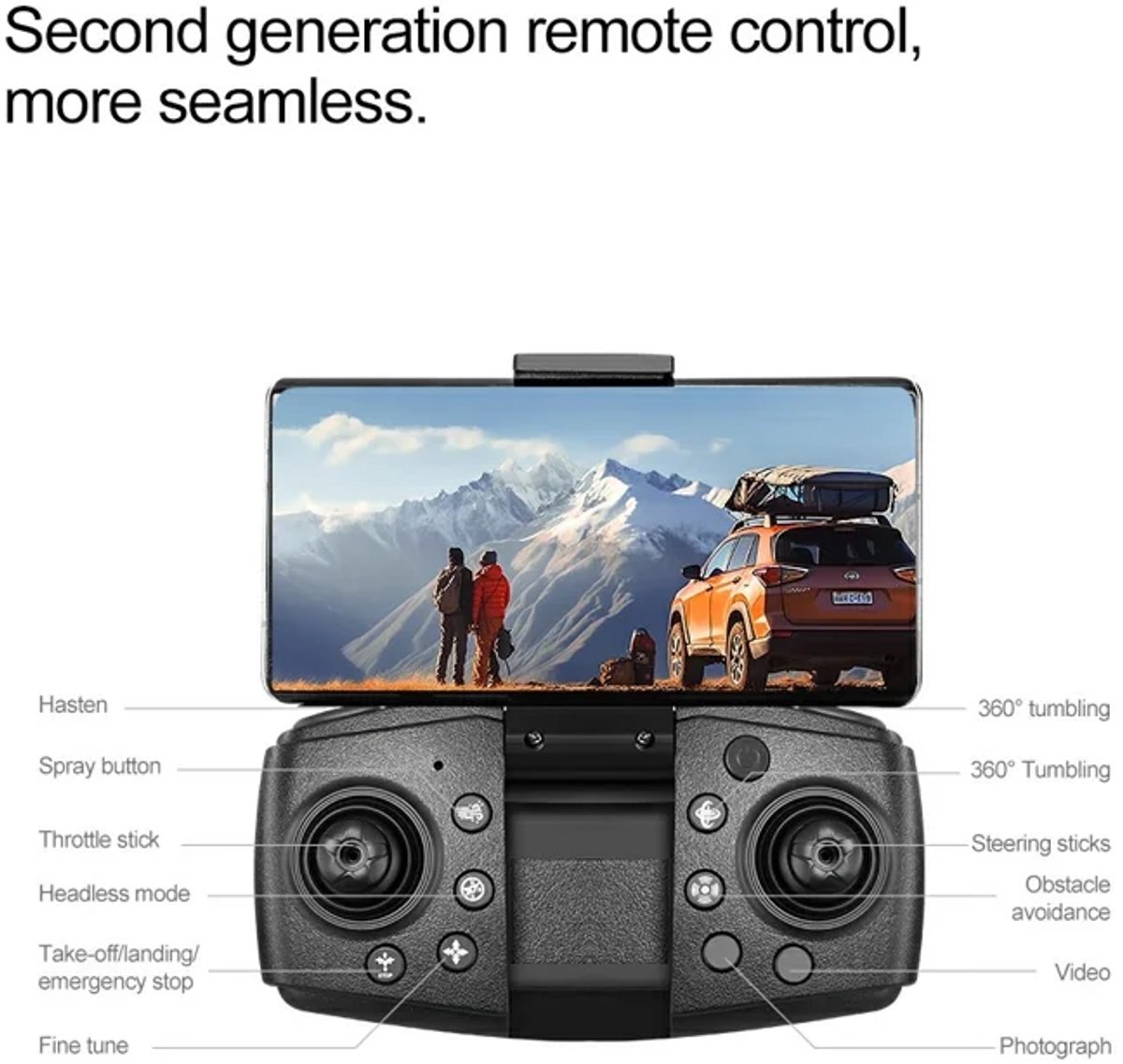 A66 Drone HD Dual Camera – Mistfunctie & Obstakelvermijding thumbnail 7