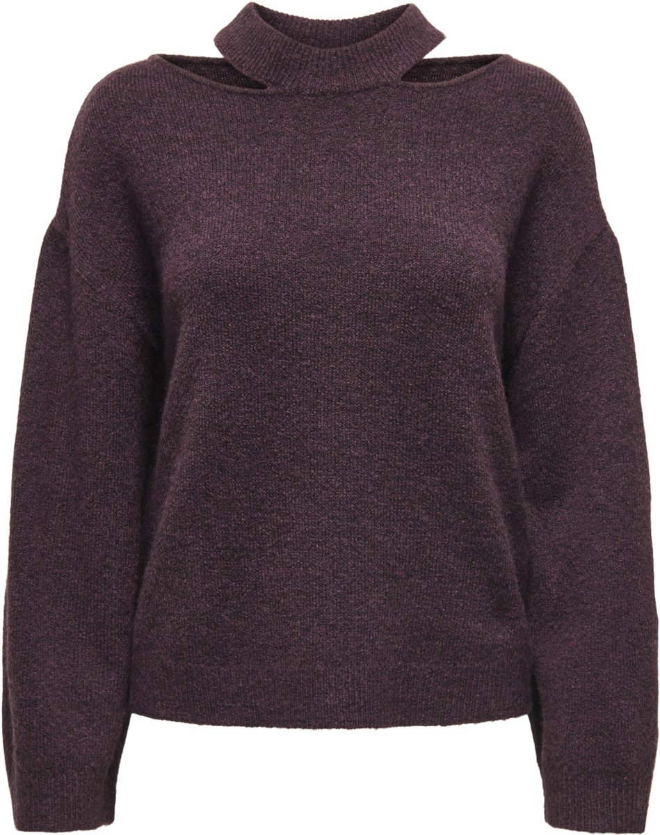 Jacqueline de Yong Trui Jdydebbie L/s O-neck Cut Out Pull K 15360995 Fudge Dames Maat - S