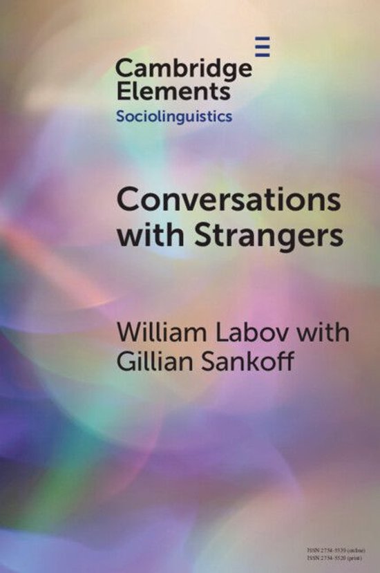 Elements in Sociolinguistics - Conversations with Strangers - cover