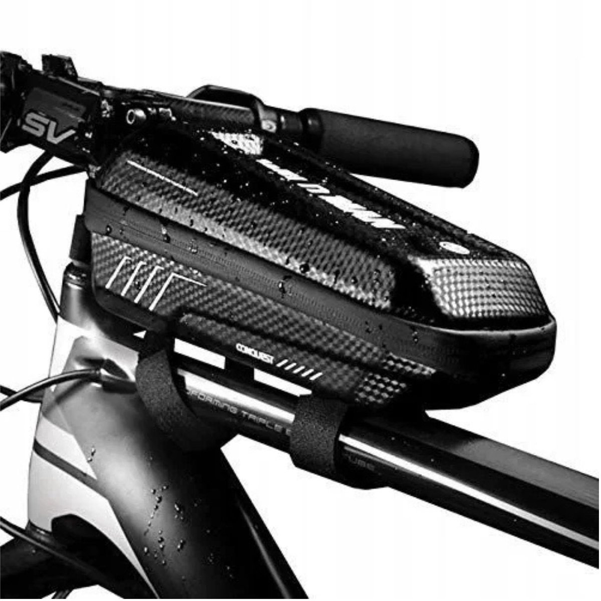 Merkloze Fiets Frame Tas Waterdicht - Grote Capaciteit