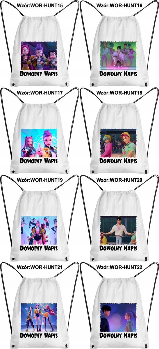 Kpop Demon Hunters Rugzak Set - Huntrix Rumi Mira Zoey Schooltas & Etui