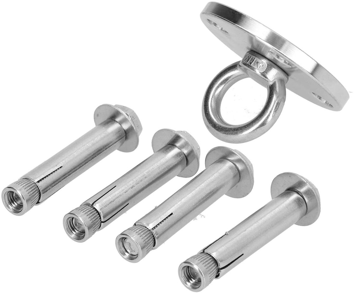Allecta - Swing Hangers RVS met Zandzak Bevestiging voor Schommels - Heavy Duty - Plafond en Veranda Ophanging
