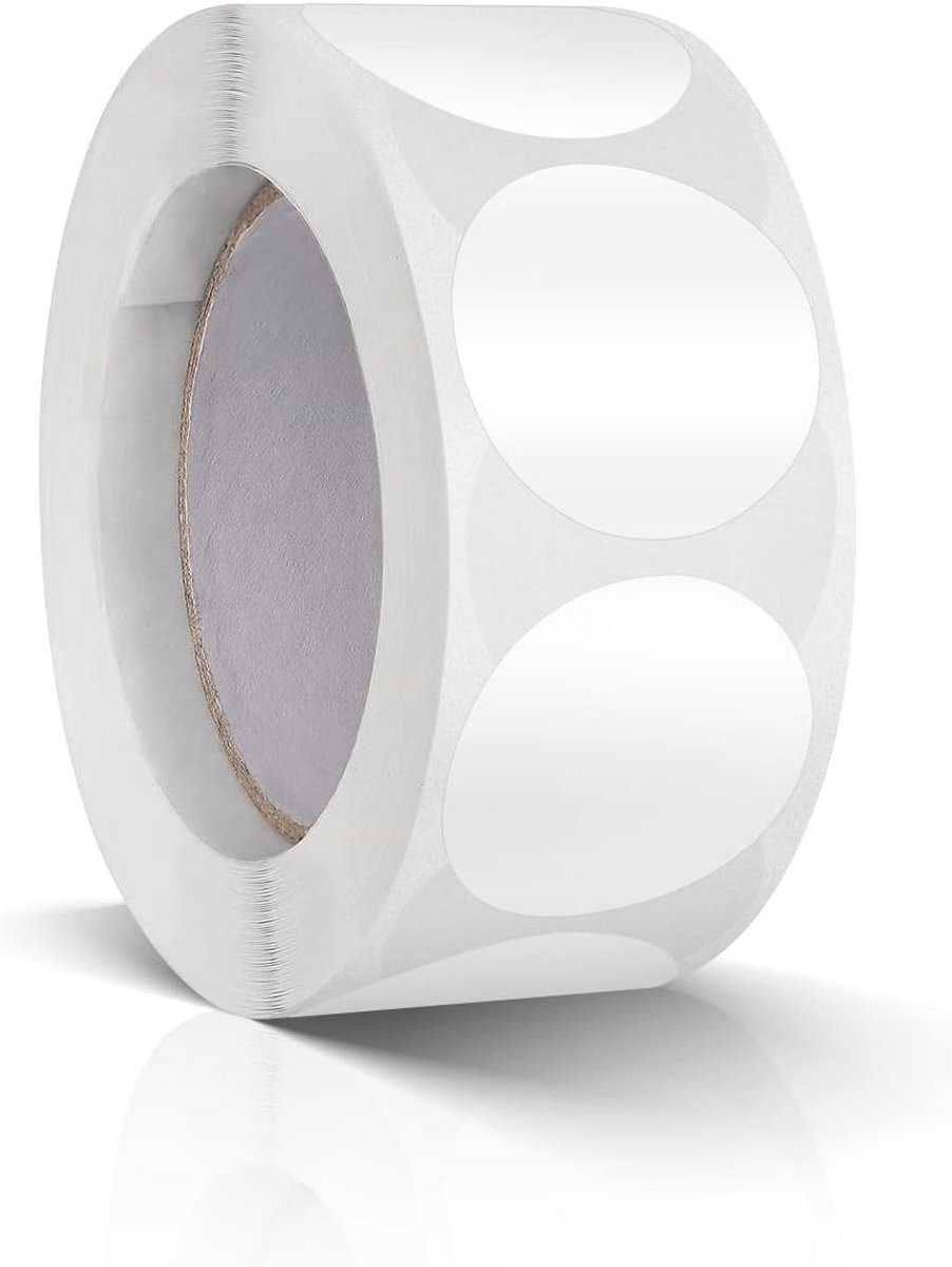 Ronde Stickers 25 mm - Kleurcodering Labels - 500 Stuks
