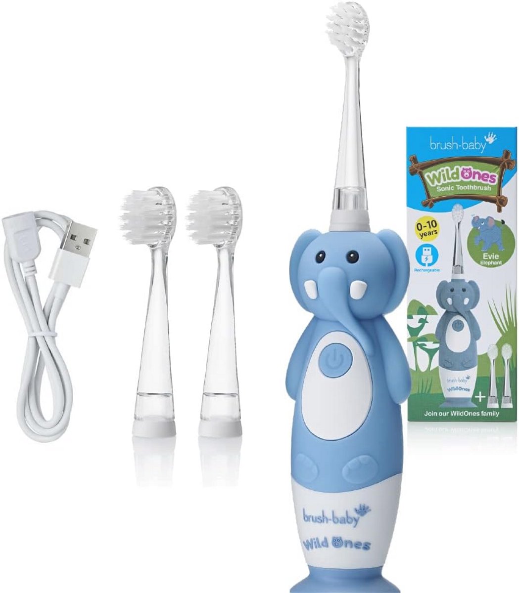 Kindertandenborstel met Disco Fun - Oplaadbare Elektrische Tandenborstel voor Kinderen 0-10 Jaar