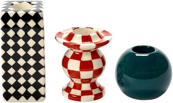 Set de 3 bougeoirs Serax Les Objets Mouleversants par Wouters & Hendrix