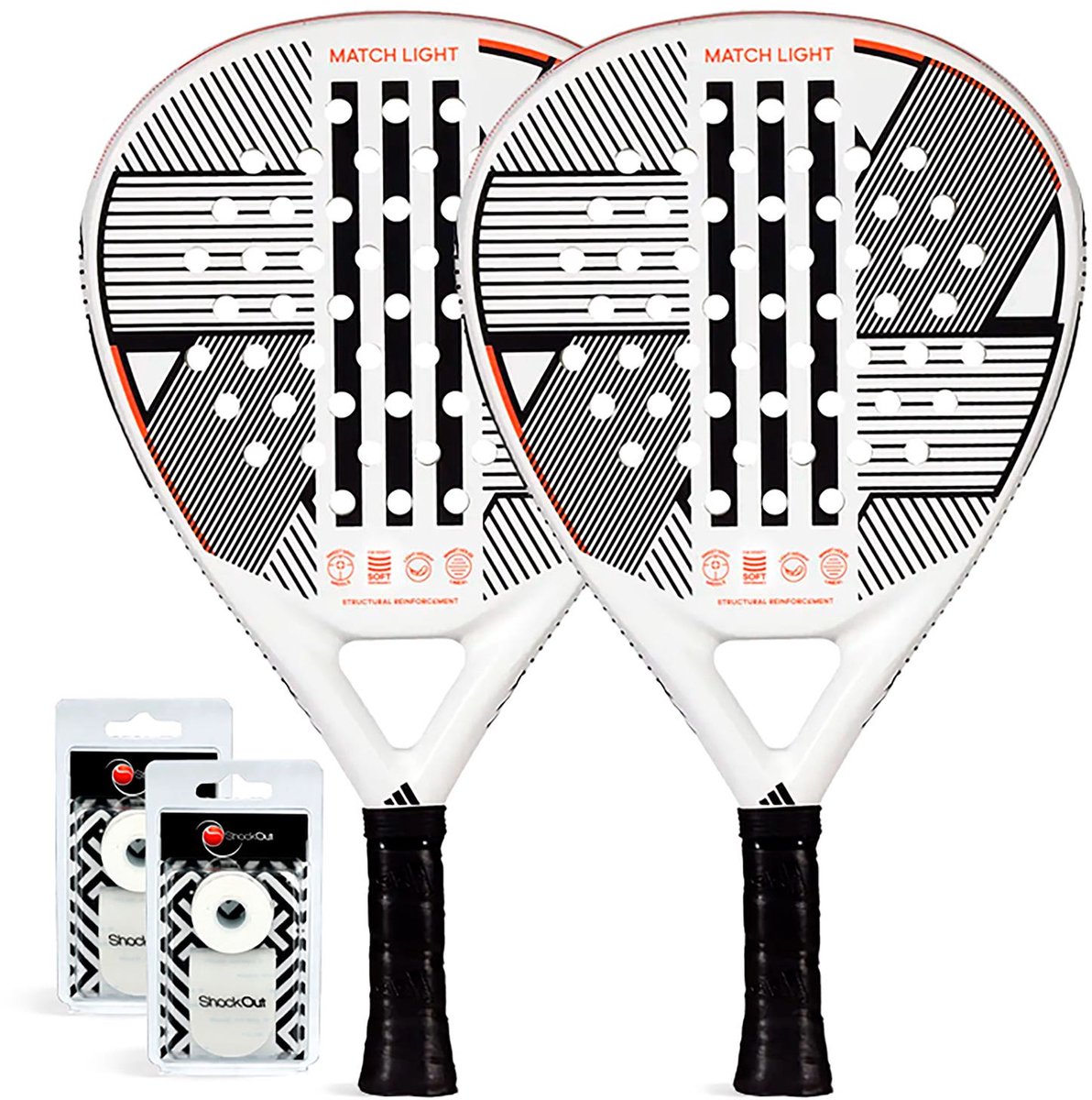 Duo Pack Adidas Match Light 3.3 Varied