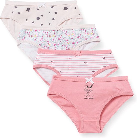 HOTUT meisjes katoenen slipjes, Set van 8 Katoen Meisjes Ondergoed Onderbroeken met schattig patroon bedrukt, Slipje Zachte Comfort Knickers Katoen Ondergoed, meisjes slipje voor 2-10 jaar