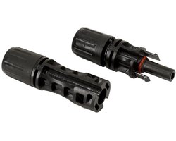 Schelinger MC4 Zonnepaneel Connector Set - Waterdicht IP67 - 1000V DC - 30A - PV Stekkers voor Zonnepanelen - Geschikt voor 4mm² & 6mm² - Zwart