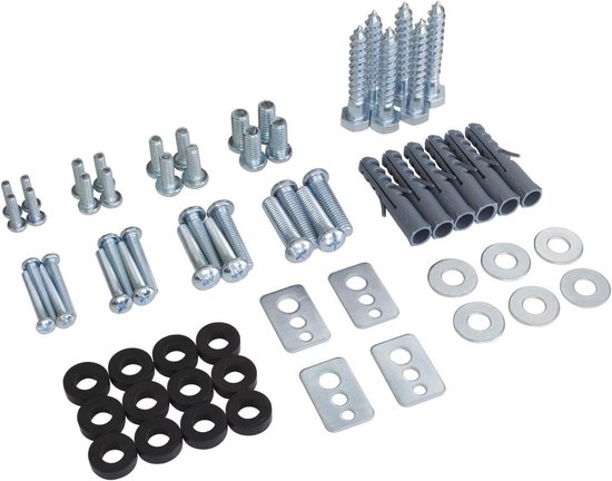 Innogard 6050 Schroevenset M6 Voor Gazonrand Comfort En Comfort XXL – Patina-look – 20 Stuks Incl. Moeren