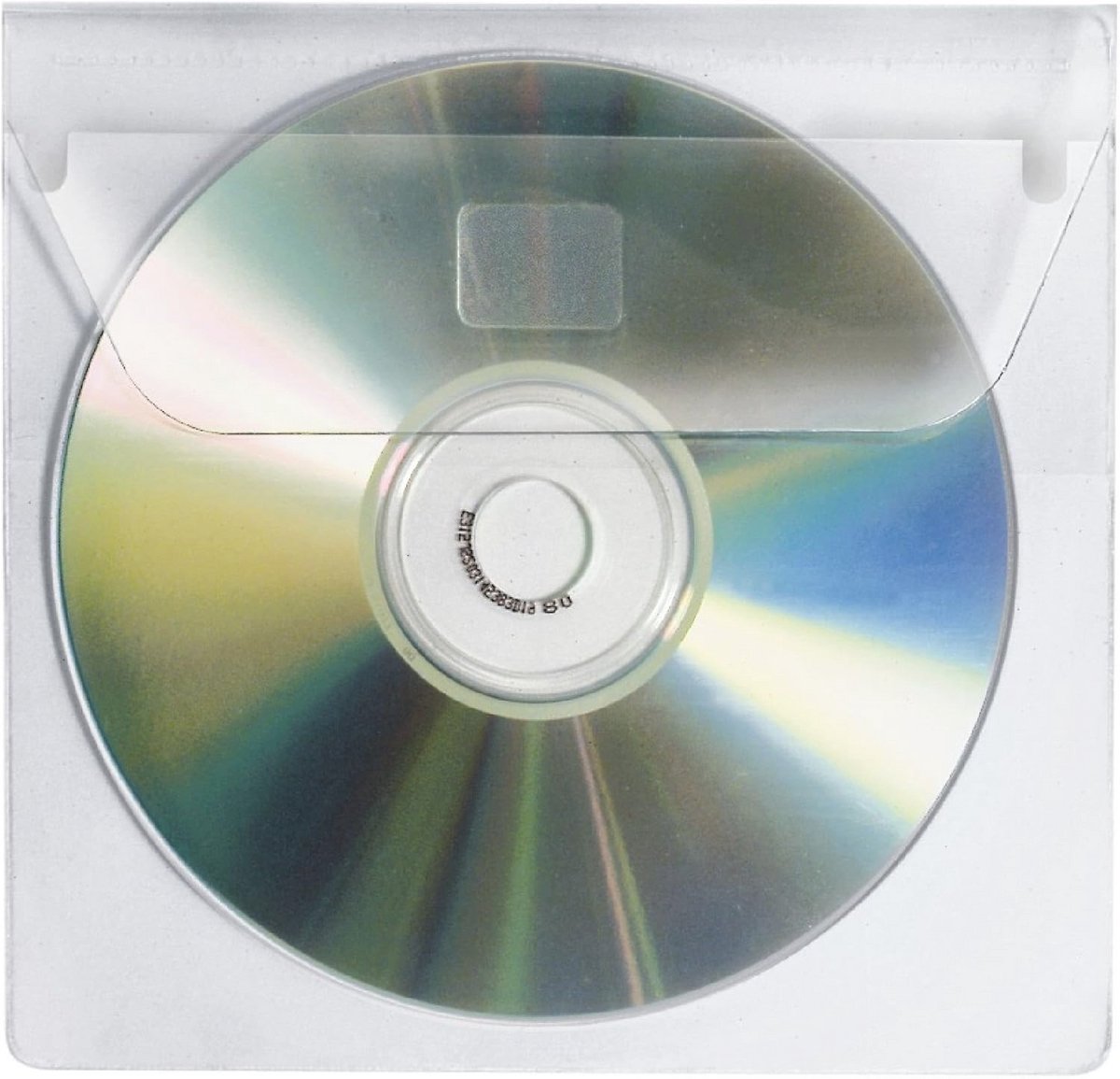 CD-hoesjes voor 1 CD - Zelfklevend - Set van 10 stuks