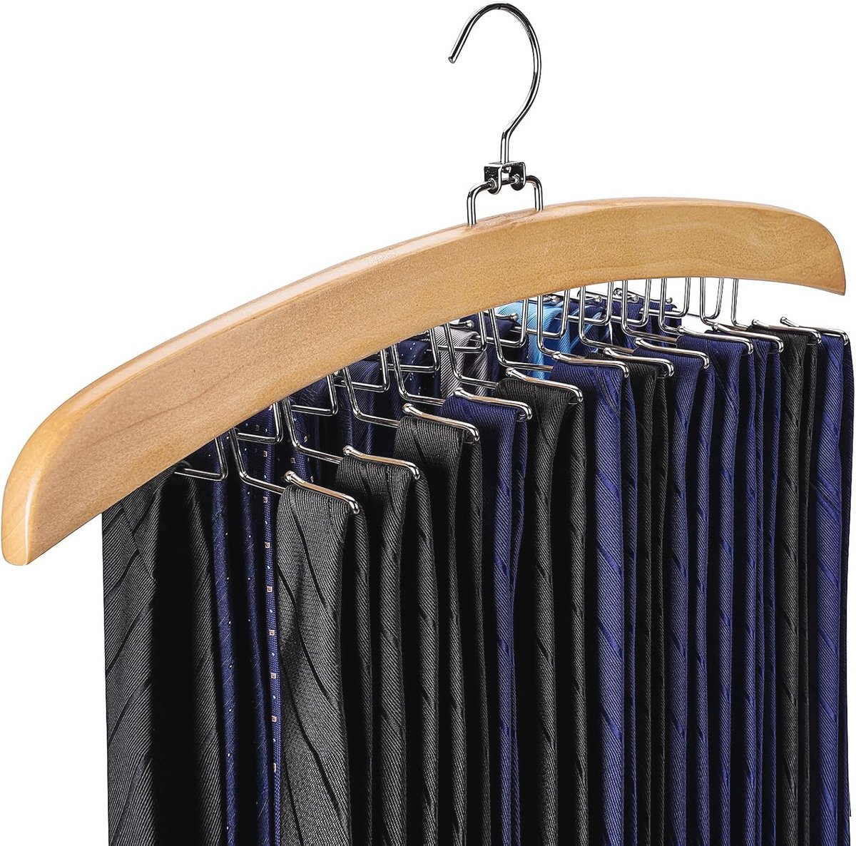 Hanger voor Stropdassen met 24 Haken - 360° Roterende Organizer voor Kasten