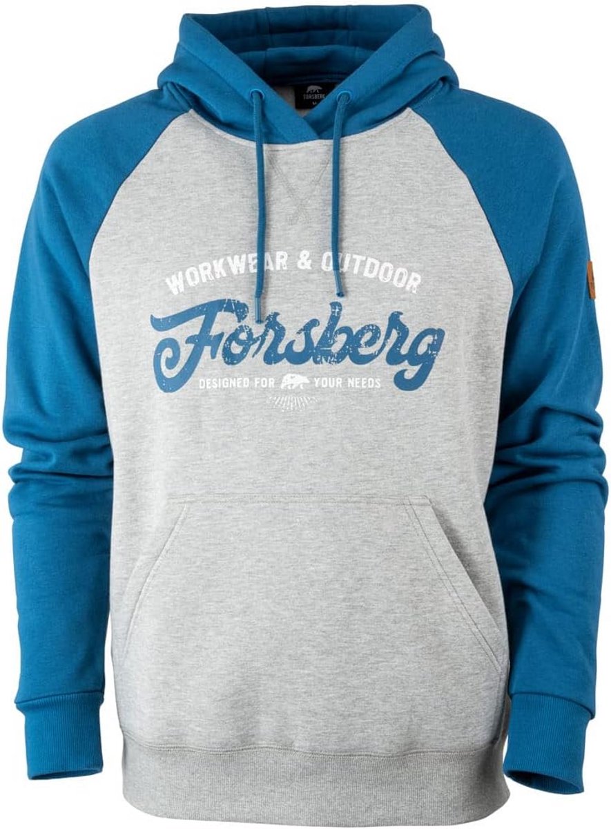 Tweekleurige Hoodie met Retrologo, Hoge Kwaliteit en Comfortabele Pasvorm