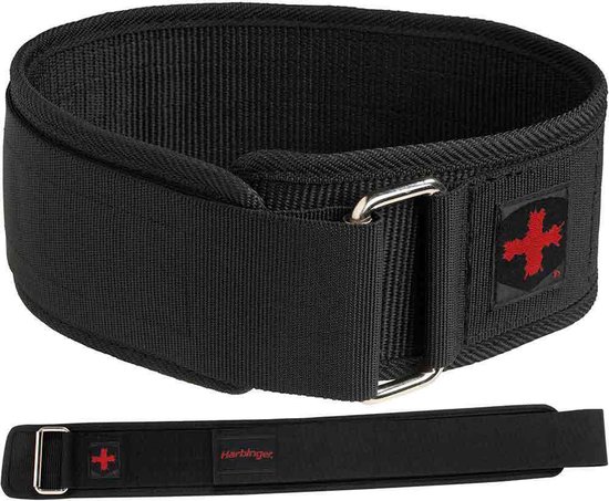 Harbinger - Pro Fitness Riem Nylon - Gewichthefriem - M - Zwart
