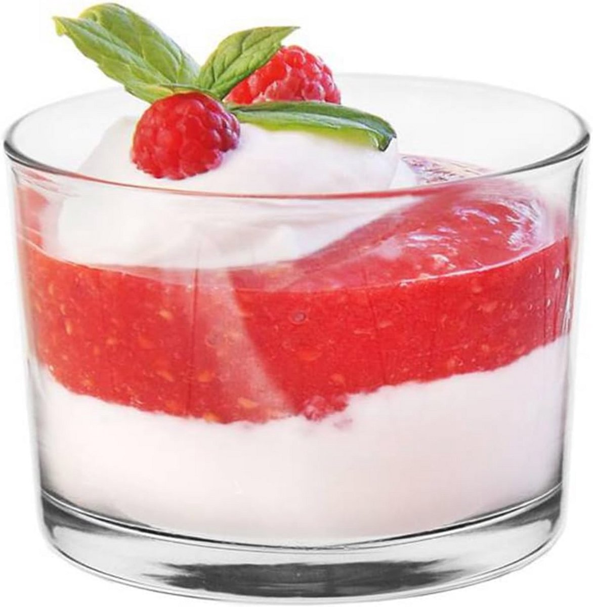 Set van 6 Kleine Glazen Dessertkommen - 150ml voor IJs, Salade en Snacks
