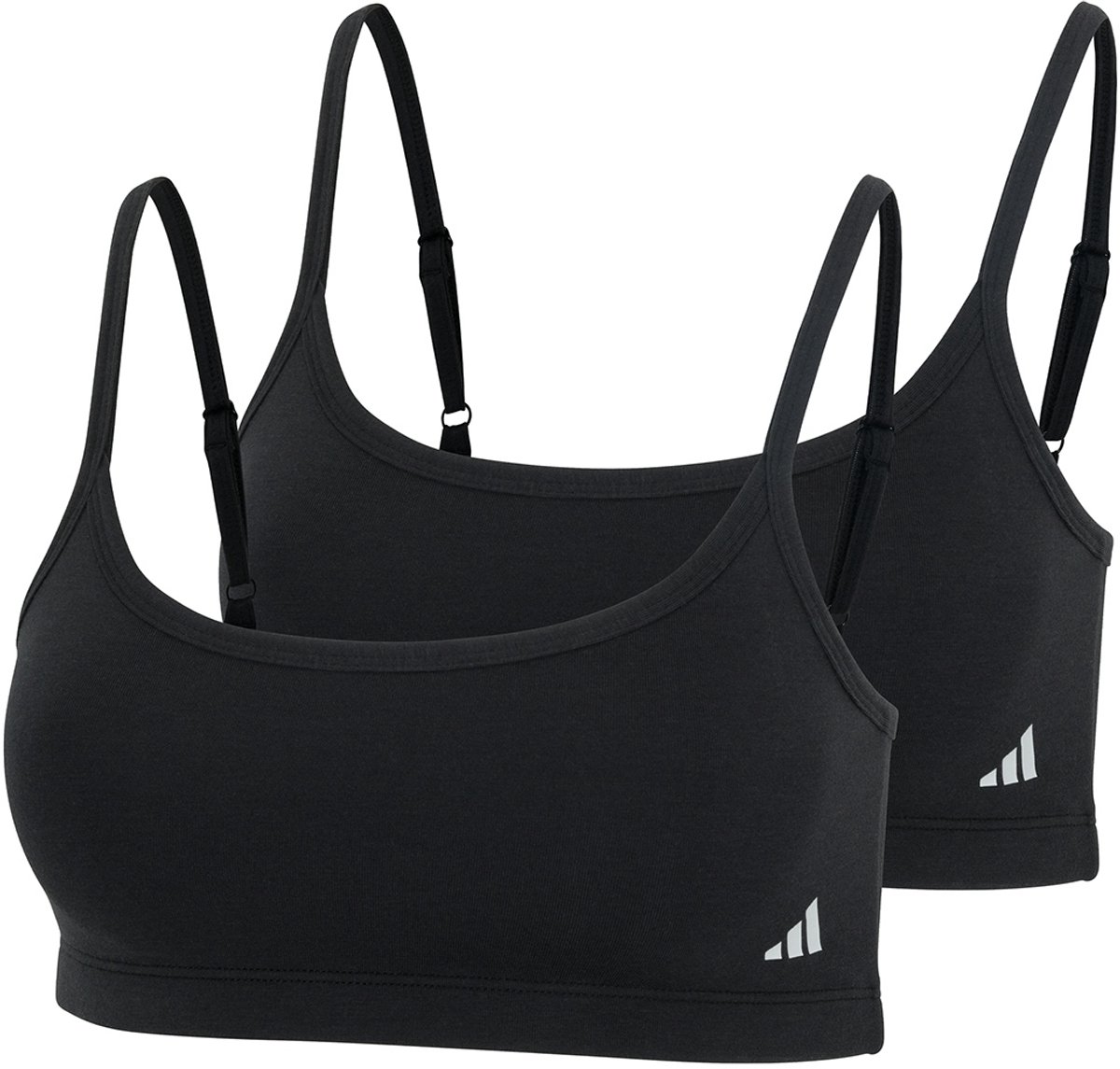 Adidas Sportswear 2PK BRALETTE - Sport Active Modal Comfort – Damen Onderbroek - zwart