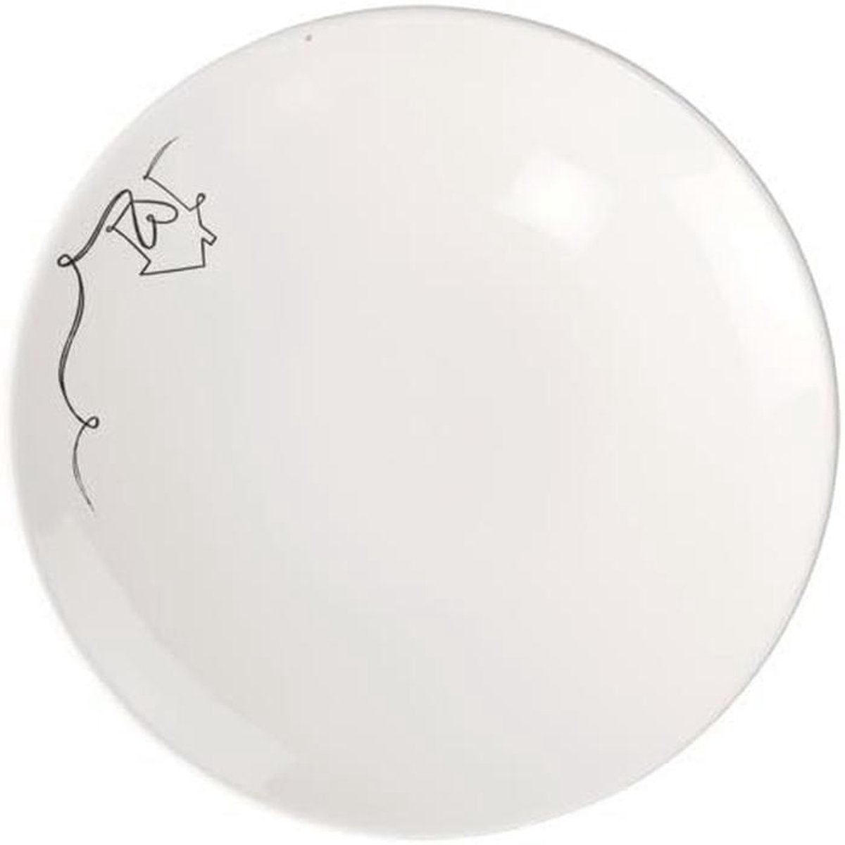 Ontbijtplaat 21 cm voor stijlvolle occasions