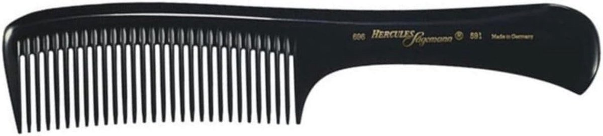 Extra brede kam met handvat voor een zachte verzorging van het haar | Ideaal voor het ontklitten van haar | 22.4 cm