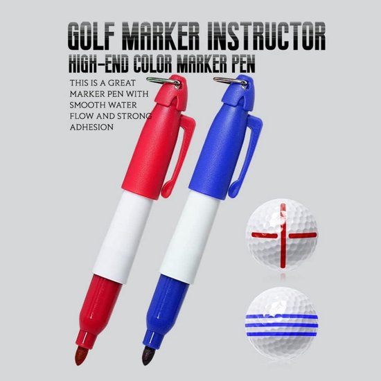 Store_8 - Uitlijningsset golfbalmarkeringen - Golfbalbekleding - 6 stuks - Golfbalmarkeringen - Uitlijningsgereedschap - Geschikt voor golfers — afbeelding 3