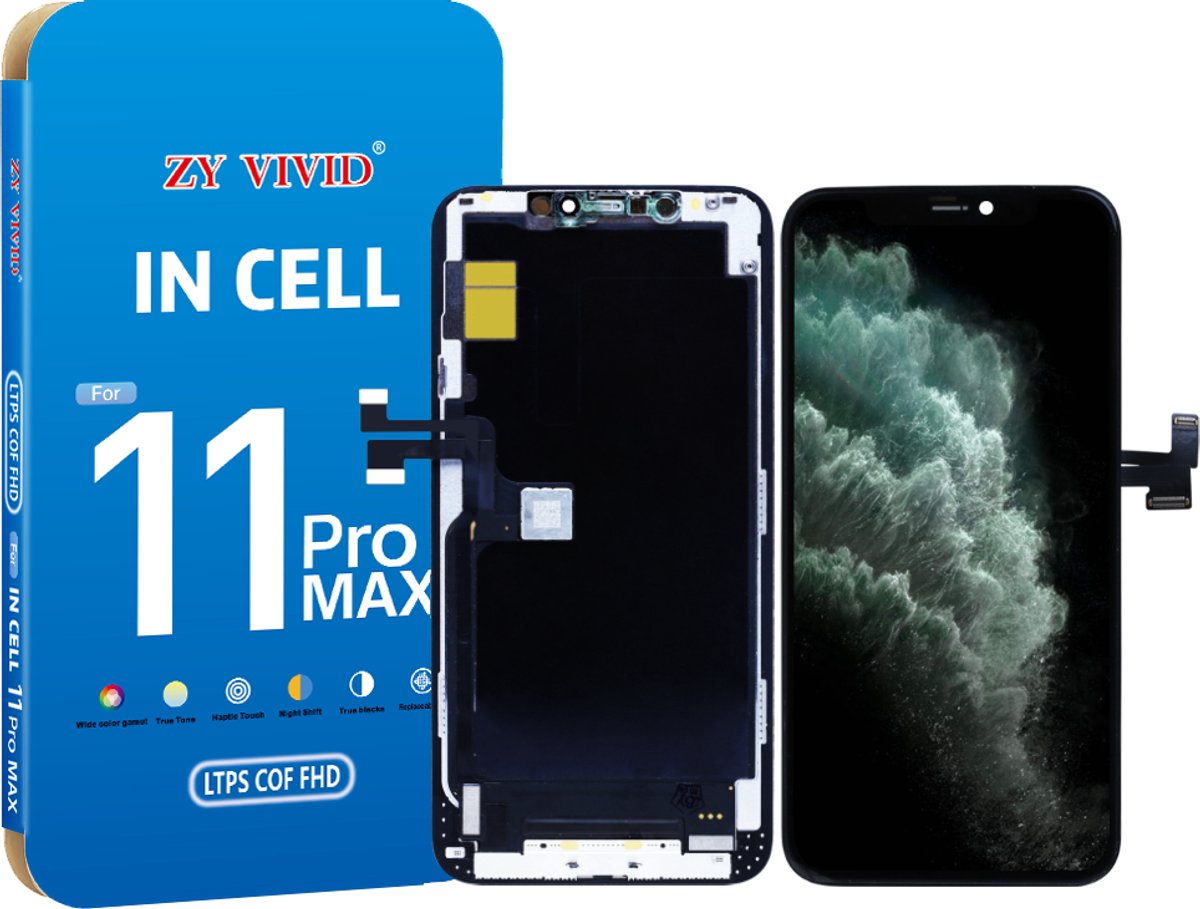 ZY Incell COF LCD scherm voor iPhone 11 Pro Max – groot scherm – IC overzetbaar