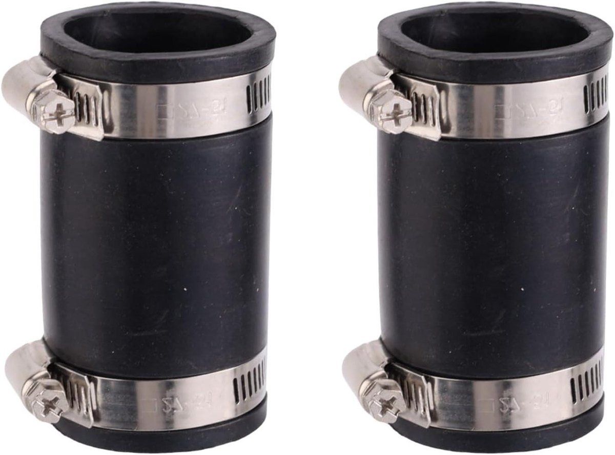 Allecta - Flexibele PVC-koppeling voor Condensaatpijp, 4,9cm diameter - RVS slangband - Afvoerpijp reparatie