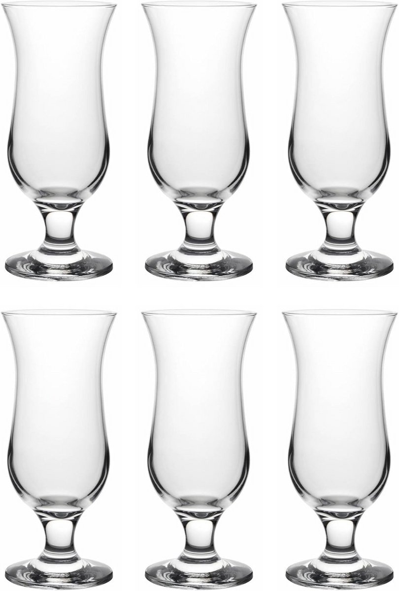 Cocktailglazen 470ml - Set van 6, Ideaal voor Pina Colada en Exotische Dranken