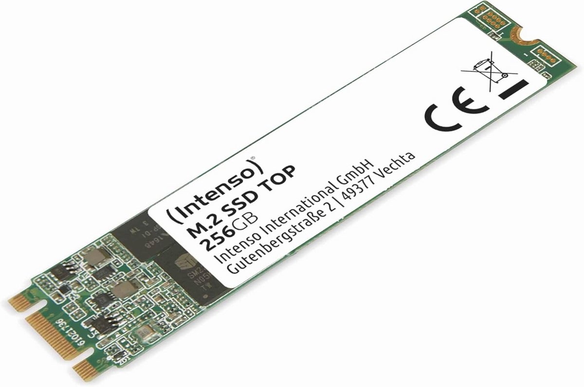 M.2 SSD SATA III 256 GB - Hoge snelheid en energiezuinig
