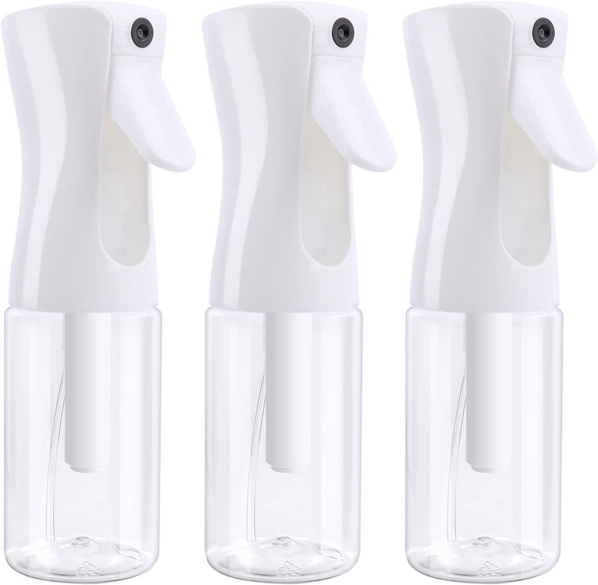 3 Stuks 200 ml Waterspuitflessen - Navulbare Professionele Spuitflessen voor Huidverzorging en Reiniging