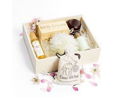 Giftset Kamelenmelk – Luxe Verzorgingspakket met Arganolie & Sheaboter