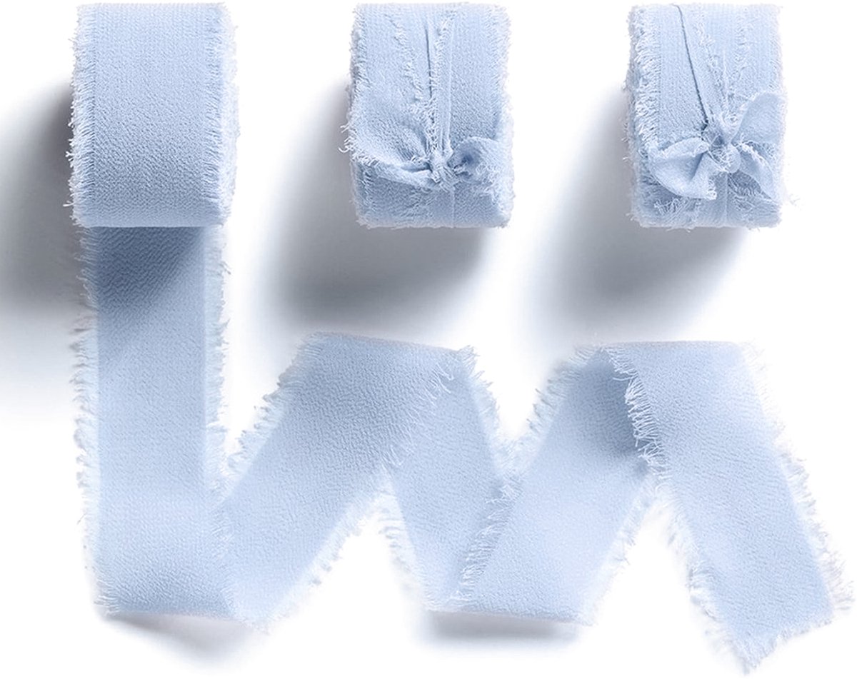 Btstil 3 rollen chiffonlint, 4 cm x 5 m, cadeaulint, lint