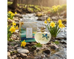 CADEAU AANBIEDING - Luxe Franse Eau de Parfum - LiBelle - een heerlijke frise geur - blijft absoluut de gehele dag ruiken - met Jasmijn - Iris en witte Muskus. (met GRATIS dameshorloge)