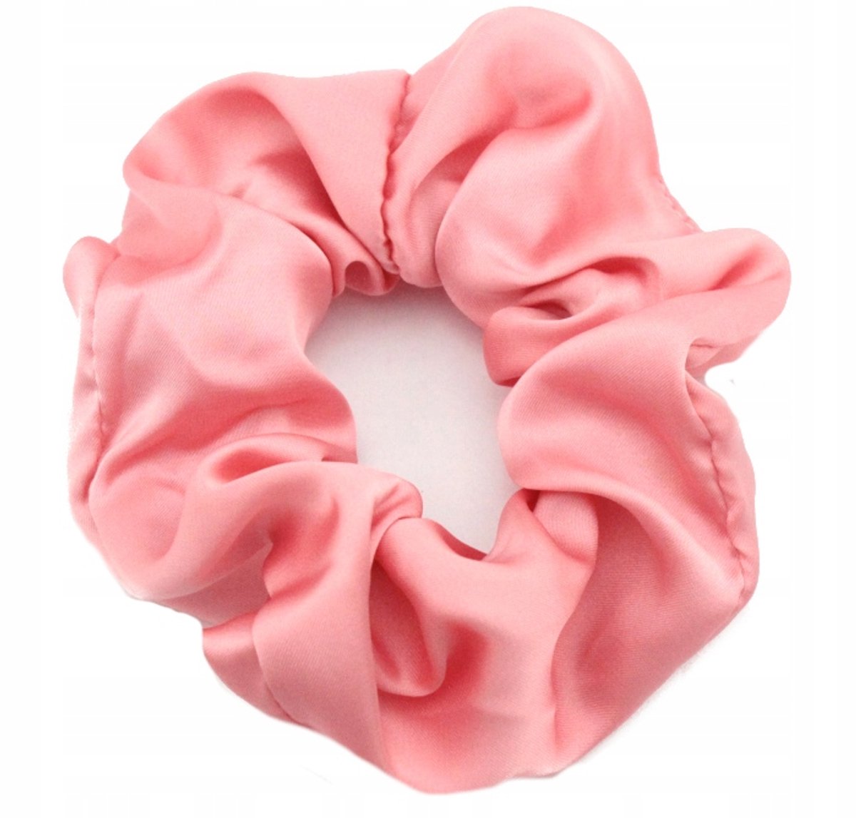 Zachte Scrunchie Hoofdband - Poederroze Satiné