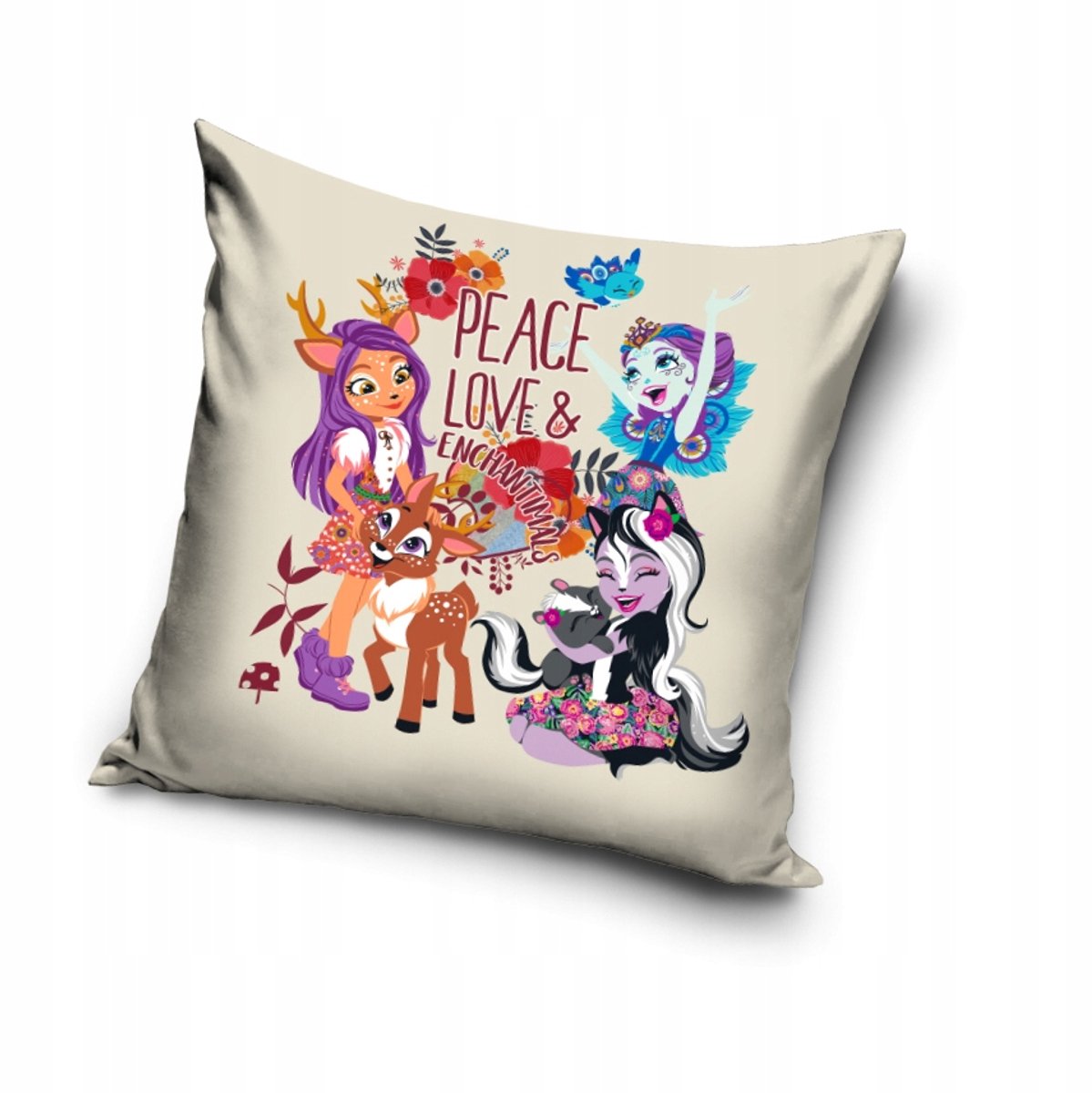 Decoratieve Kussensloop Enchantimals 40x40 cm - Kinderkamer