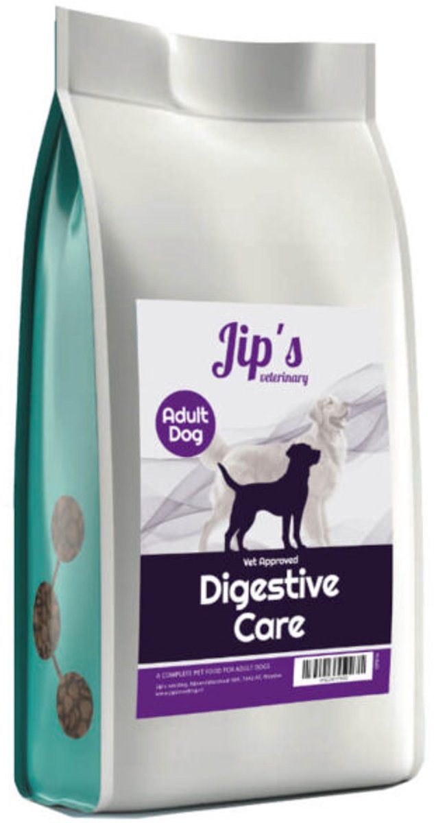 Jip's Voeding Jips Digestive Care+ - Hondenvoer - Voor goede spijsvertering - Graanvrij - Hypoallergeen - 1.5 kg