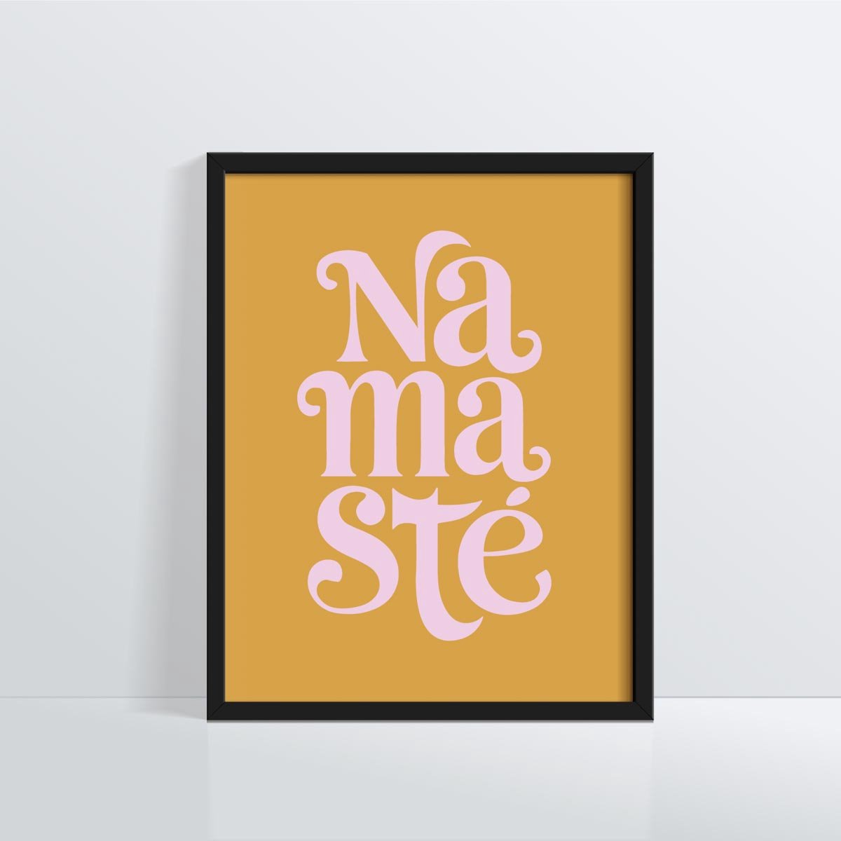 Namasté Poster – 30x40cm Medium - Yoga poster, Yoga decoratie, yoga groet poster, namaste groet