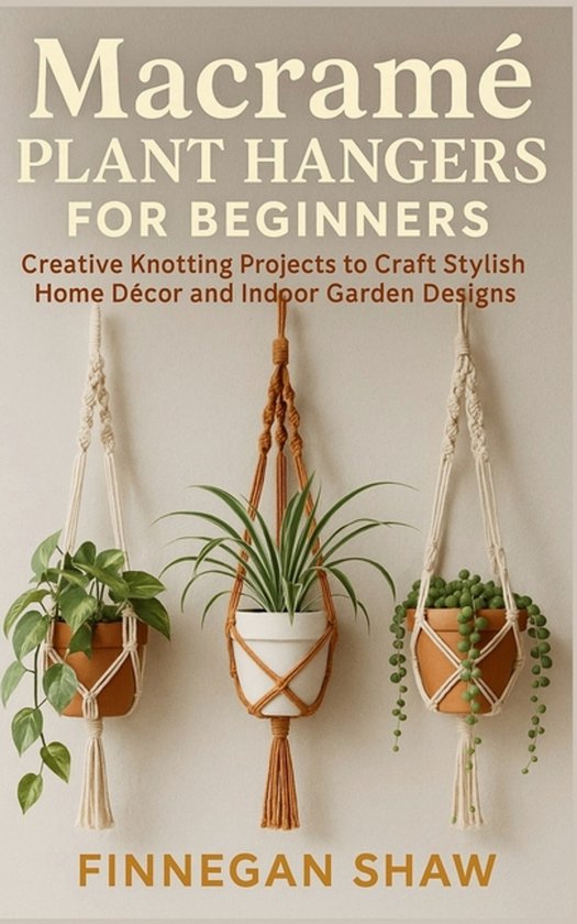 Macramé Plant Hangers for Beginners - cover