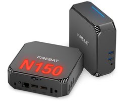Firebat AK2 Plus - Windows 11 Pro Mini PC - Intel 14e generatie processor N150 (tot 3.60 GHz) - 16 GB RAM - 512 GB SSD - 4K Dual Display - 120 Hz