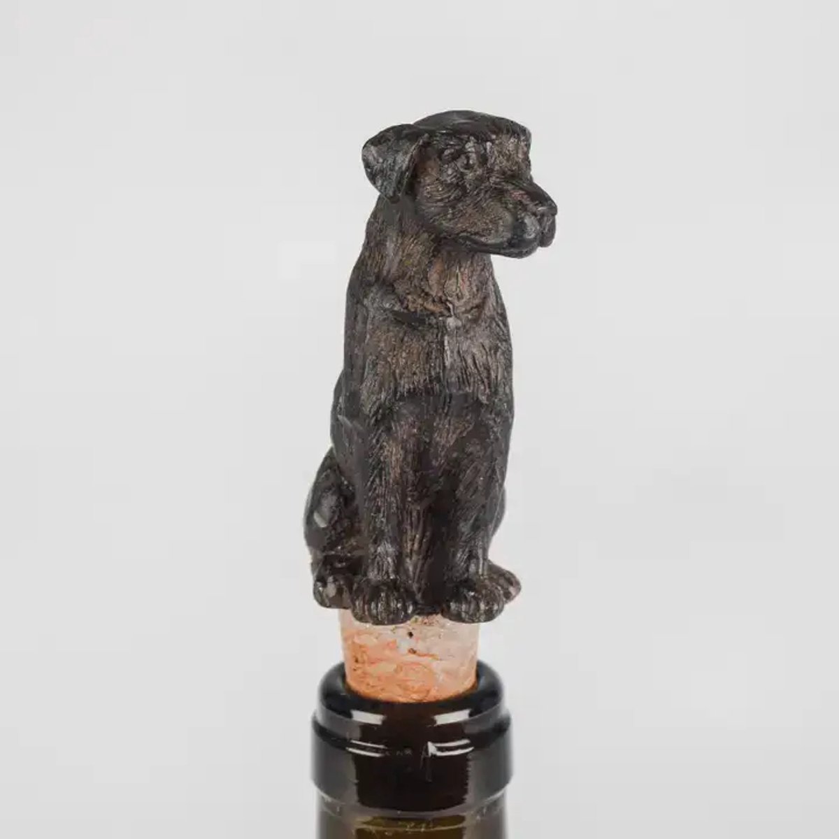 Flessenstop Hond - Fles Stopper - Dog - Wijn Afsluiter - Wijnstop - Fles Afsluiter - Champagne Stop - Stopper