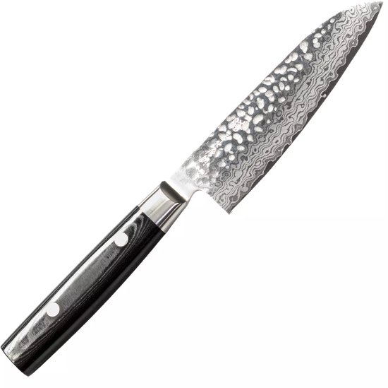 Couteau de chef japonais Yaxell Zen Santoku 12,5 cm 37 couches acier damas inoxydable