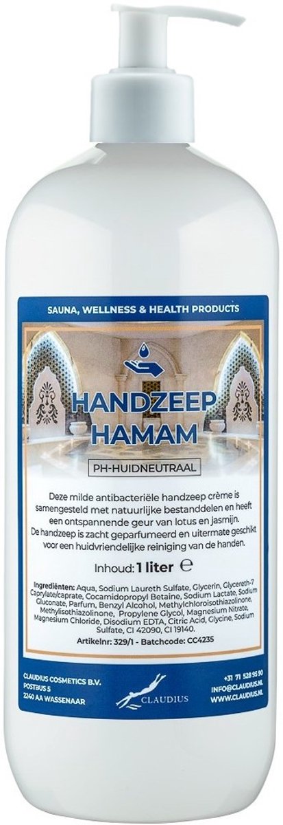 Handzeep Hamam 1 liter - met gratis pomp