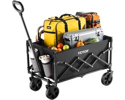 VEVOR Handkar Transportkar Handkar Strandkar Opvouwbaar 102kg 66x45x46cm