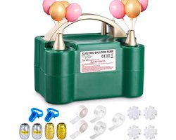 Elektrische ballonpomp 600 W opblaasapparaat met automatische en halfautomatische modi - inclusief accessoires voor feest bruiloft ballonnenpomp