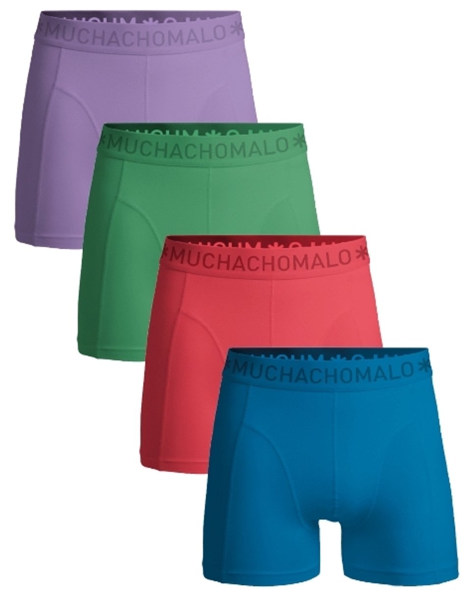 Muchachomalo Boxershort Heren – 4 Pack – 95% Katoen – Heren Ondergoed – Kleding – Stevig Ondergoed – Onderbroeken Heren