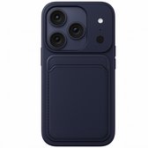 Étui porte-cartes pour iPhone 17 Pro Max - Étui portefeuille - Blauw